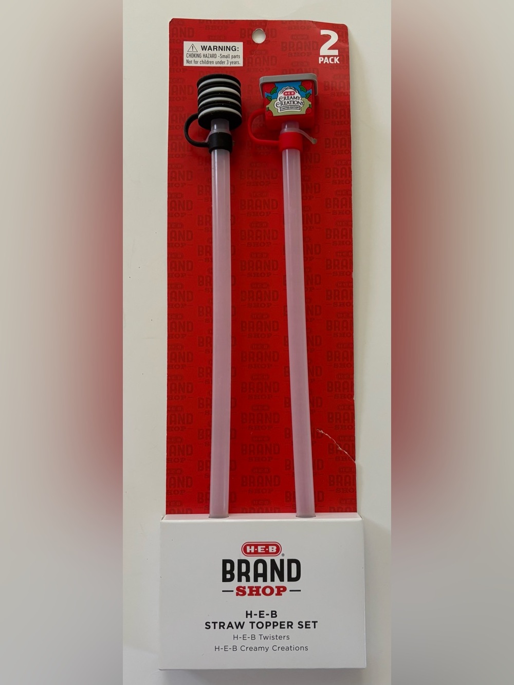 Straw toppers & straws 2 total HEB NEW NWT fits stanleys